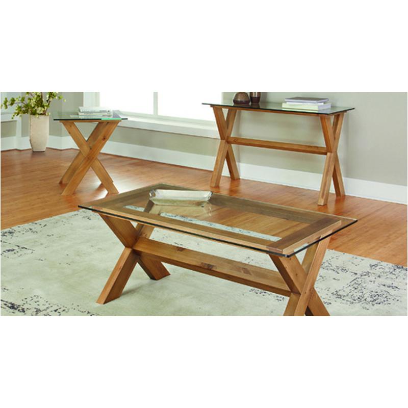 130-053 Vaughan Bassett Furniture Excalibur - Honey Living Room Furniture End Table
