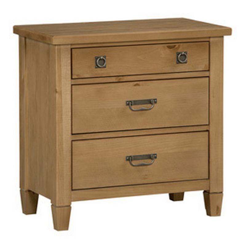 900-227 Vaughan Bassett Furniture Aspirations - Honey Bedroom Furniture Nightstand
