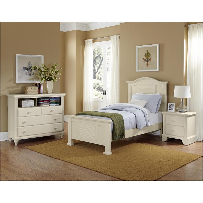 Bb42338 Vaughan Bassett Furniture Twin Panel Bed White