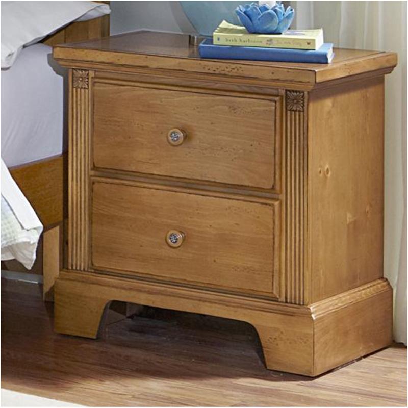 Bb49-224 Vaughan Bassett Furniture Shutters - Pine Bedroom Furniture Nightstand