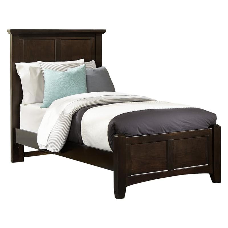 Bb27-255 Vaughan Bassett Furniture Bonanza - Merlot Bedroom Furniture Bed