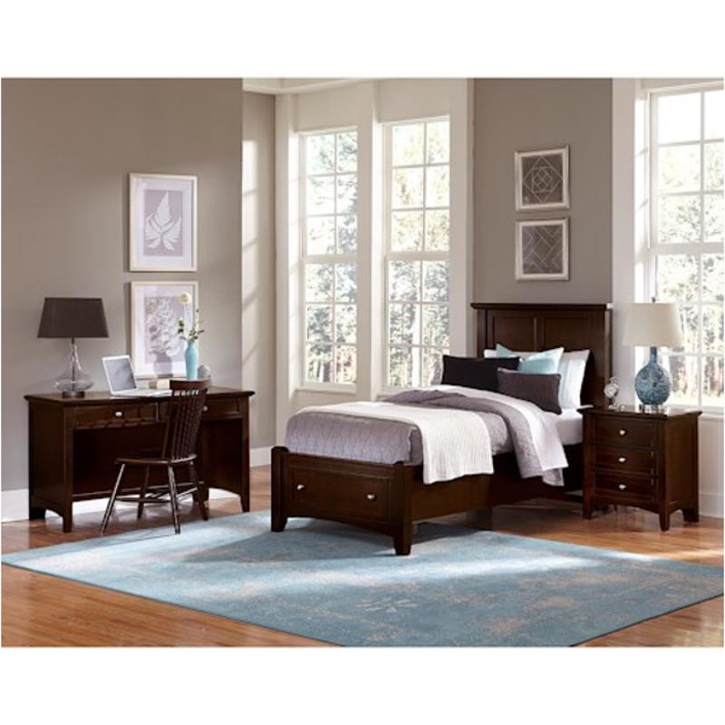 Bb27-552-st Vaughan Bassett Furniture Bonanza - Merlot Bedroom Furniture Bed