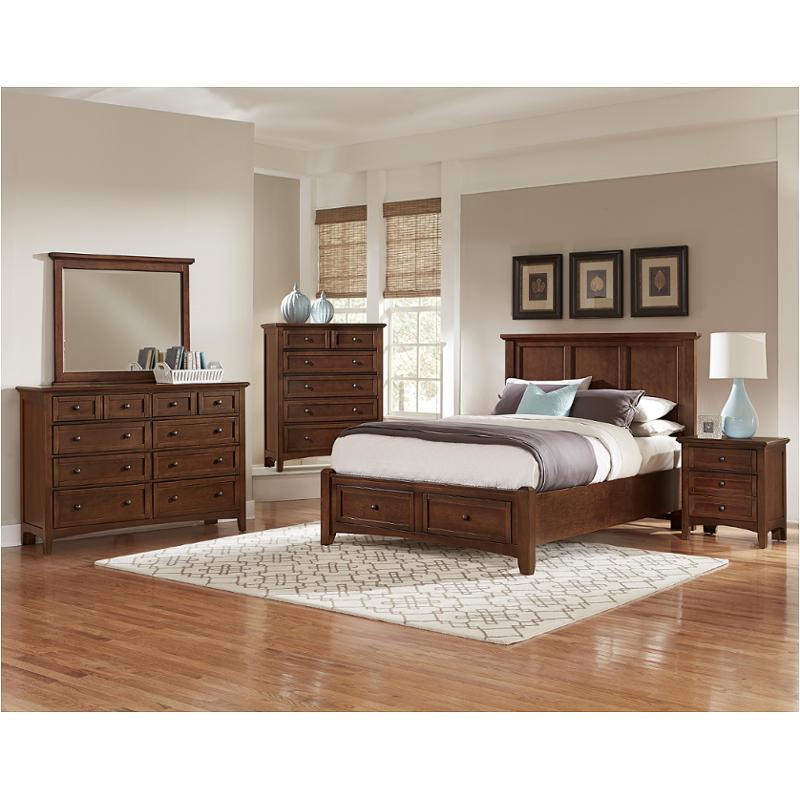 Bb28-552-st Vaughan Bassett Furniture Bonanza - Cherry Bedroom Furniture Bed