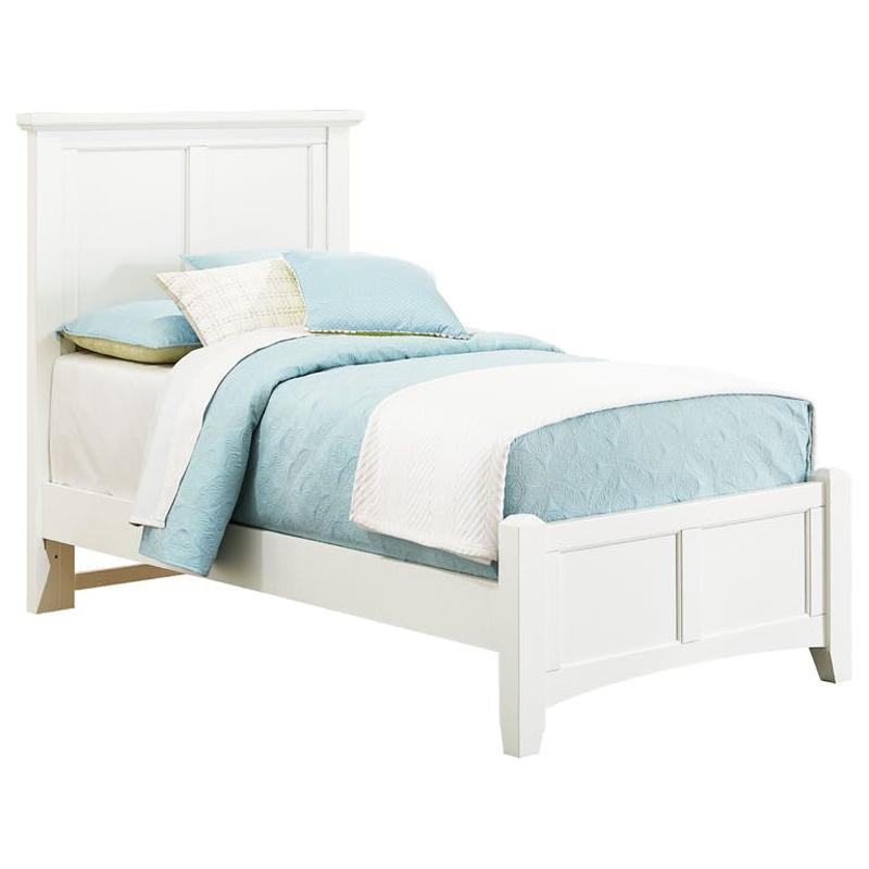 Bb29-338 Vaughan Bassett Furniture Twin Mansion Bed - White