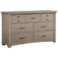 Bb61-002 Vaughan Bassett Furniture Transitions - Driftwood Oak Bedroom Furniture Dresser