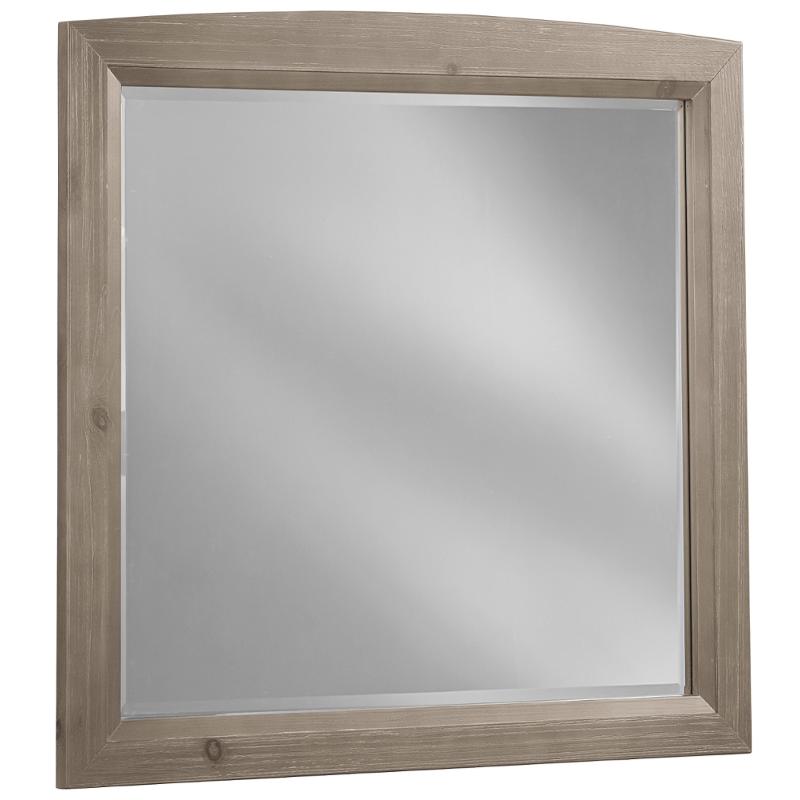 Bb61-446 Vaughan Bassett Furniture Transitions - Driftwood Oak Bedroom Furniture Mirror