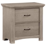 Bb61-226 Vaughan Bassett Furniture Transitions - Driftwood Oak Bedroom Furniture Nightstand