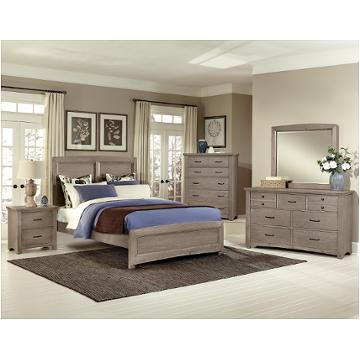 Bb61-558 Vaughan Bassett Furniture Transitions - Driftwood Oak Bedroom Furniture Bed