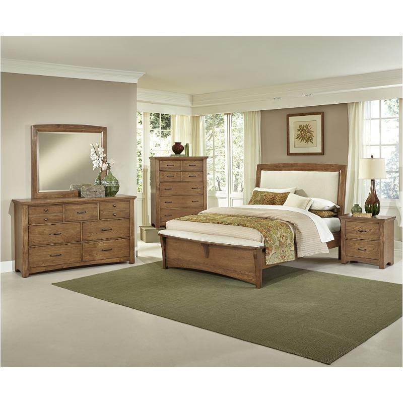 Bb63-669 Vaughan Bassett Furniture Transitions - Dark Oak Bed