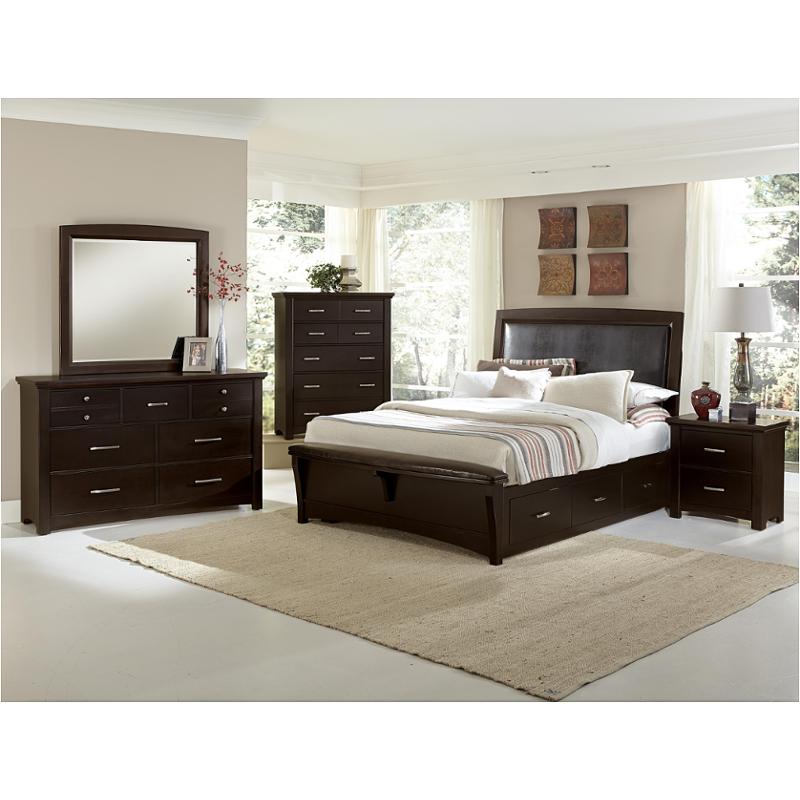 Bb67-559-st2 Vaughan Bassett Furniture Transitions - Merlot Bed