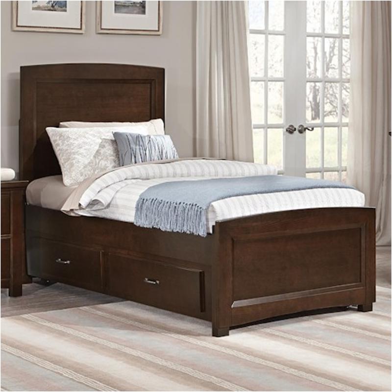 Bb68-552-st2 Vaughan Bassett Furniture Transitions - Dark Cherry Bedroom Furniture Bed