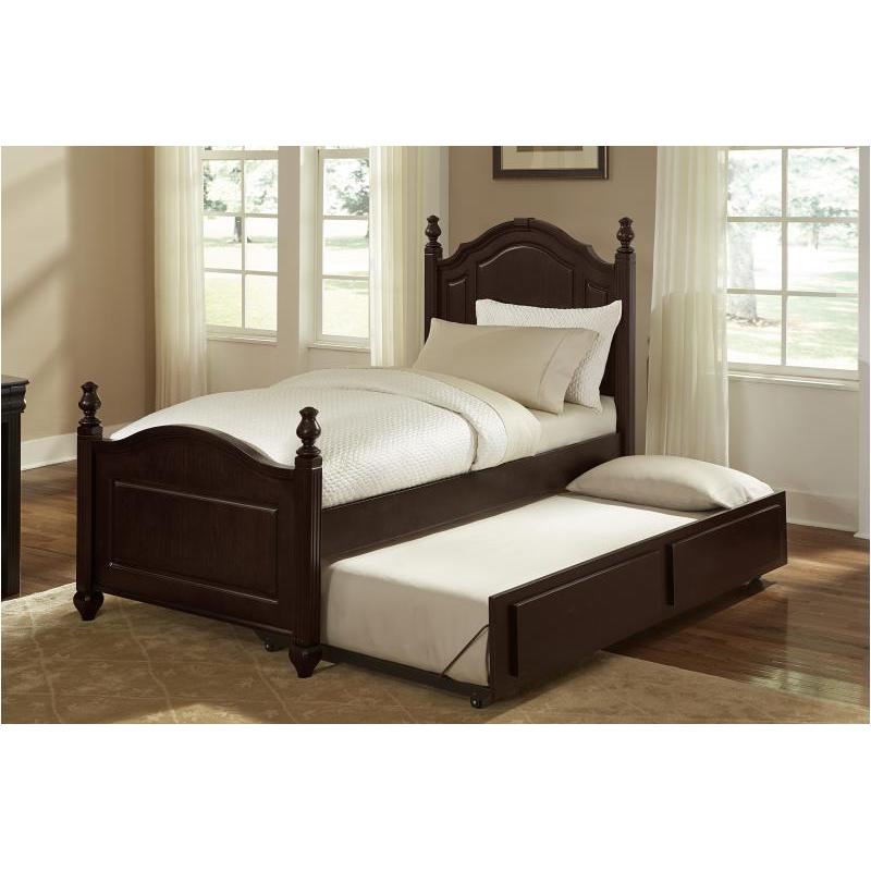 380-338 Vaughan Bassett Furniture French Market - Antique Merlot Bedroom Furniture Bed