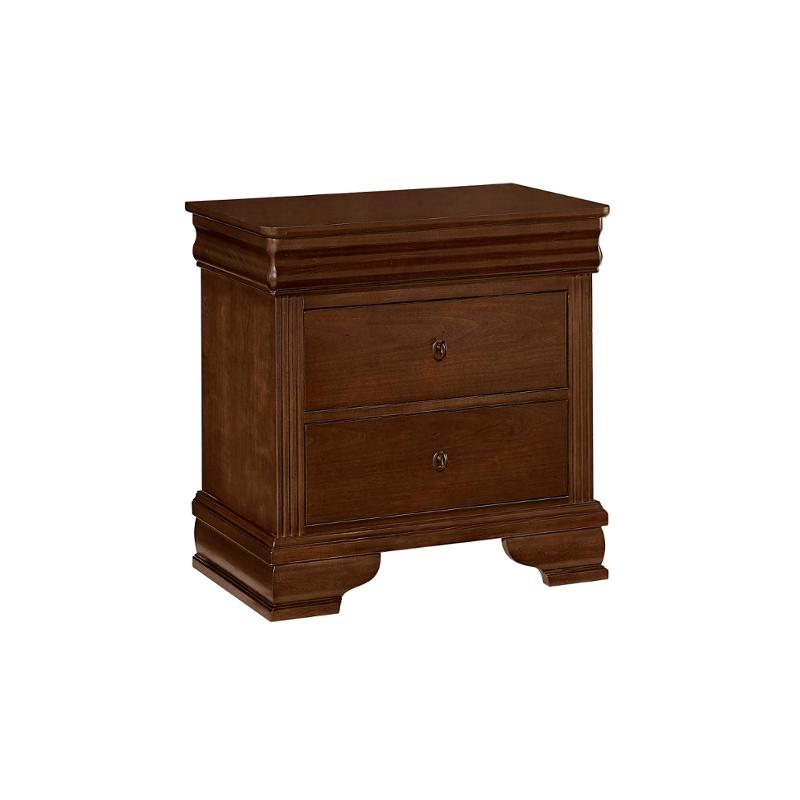 382-226 Vaughan Bassett Furniture French Market - French Cherry Bedroom Furniture Nightstand