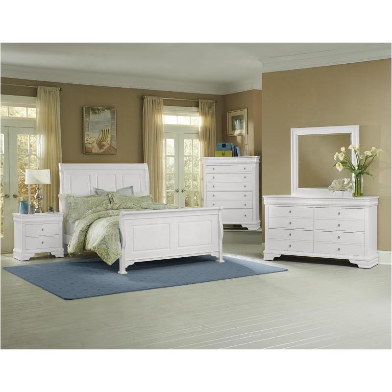 French Market - Soft White Bedroom Set Vaughan Bassett Furniture