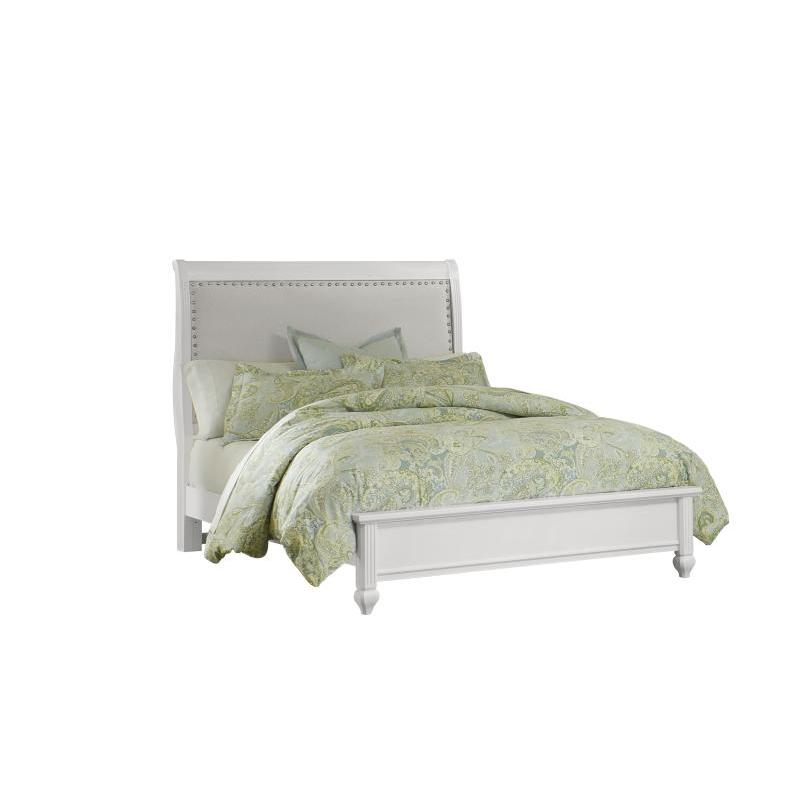 384-553 Vaughan Bassett Furniture French Market - Soft White Bed