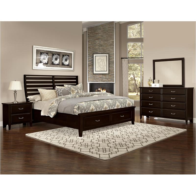 390-668-st Vaughan Bassett Furniture Commentary - Merlot Bed