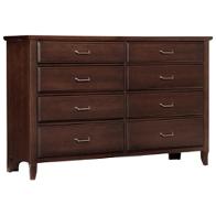 392-002 Vaughan Bassett Furniture Triple Dresser - Cherry