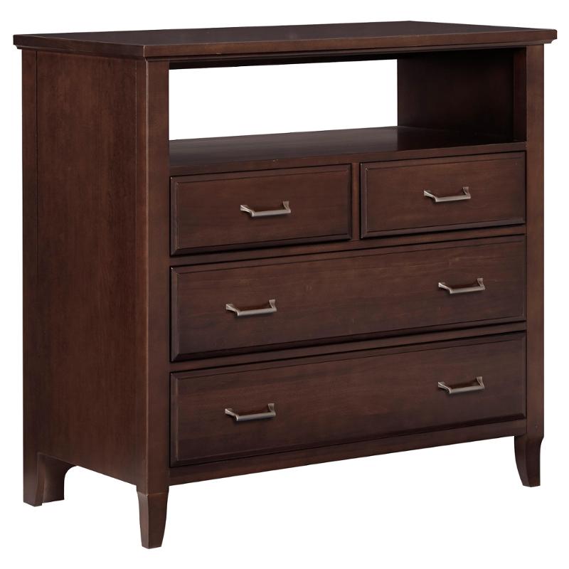 392114 Vaughan Bassett Furniture Media Chest Cherry