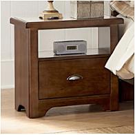 Bb79-226 Vaughan Bassett Furniture D-day - Cherry Bedroom Furniture Nightstand