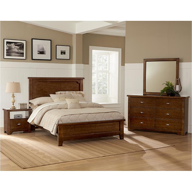 Bb79-558 Vaughan Bassett Furniture D-day - Cherry Bed