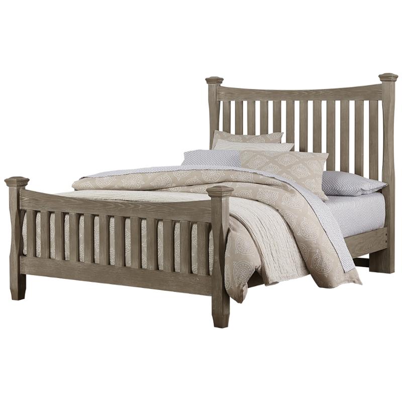 Bb81-669 Vaughan Bassett Furniture Bedford - Washed Oak Bedroom Furniture Bed