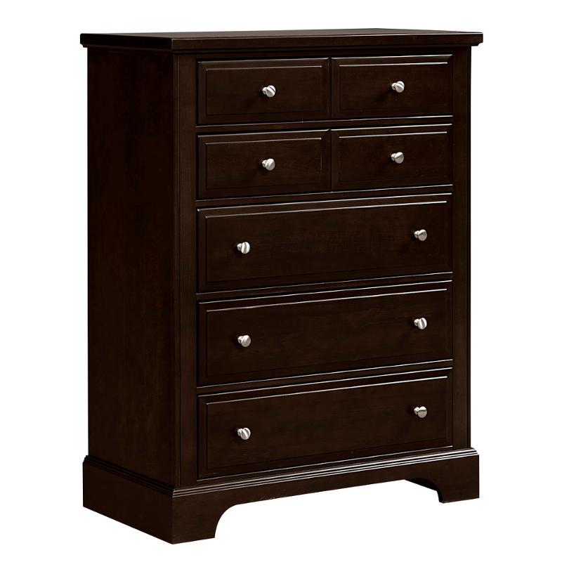Bb88-115 Vaughan Bassett Furniture Bedford - Merlot Bedroom Furniture Chest
