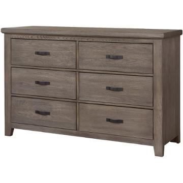 516-002 Vaughan Bassett Furniture Cassell Park - Weathered Grey Bedroom Furniture Dresser