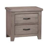 516-226 Vaughan Bassett Furniture Cassell Park - Weathered Grey Bedroom Furniture Nightstand