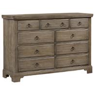 814-003 Vaughan Bassett Furniture Whiskey Barrel - Rustic Gray Bedroom Furniture Dresser