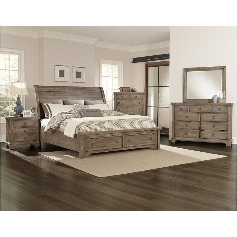 814-553-st Vaughan Bassett Furniture Whiskey Barrel - Rustic Gray Bedroom Furniture Bed