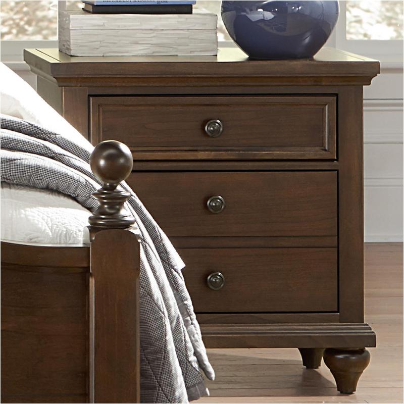 372-226 Vaughan Bassett Furniture Nantucket - Cherry Bedroom Furniture Nightstand