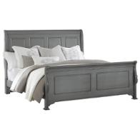 381-661 Vaughan Bassett Furniture French Market - Zinc Bedroom Furniture Bed