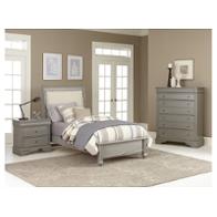381-222 Vaughan Bassett Furniture French Market - Zinc Bedroom Furniture Bed