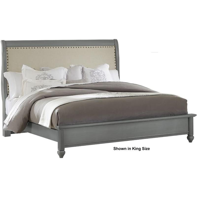 381-355 Vaughan Bassett Furniture French Market - Zinc Bedroom Furniture Bed