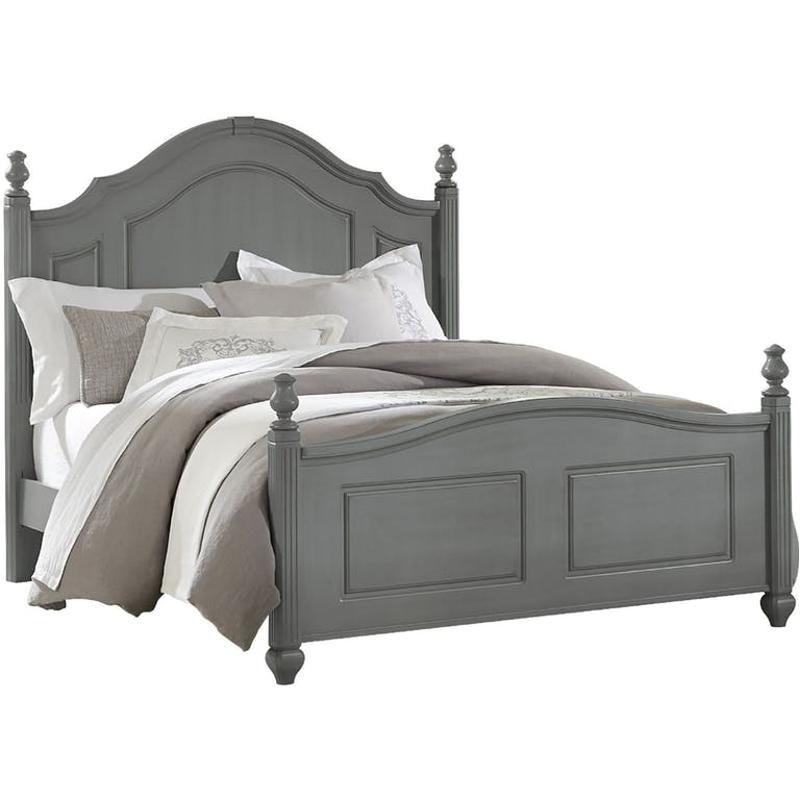 381-855 Vaughan Bassett Furniture French Market - Zinc Bedroom Furniture Bed