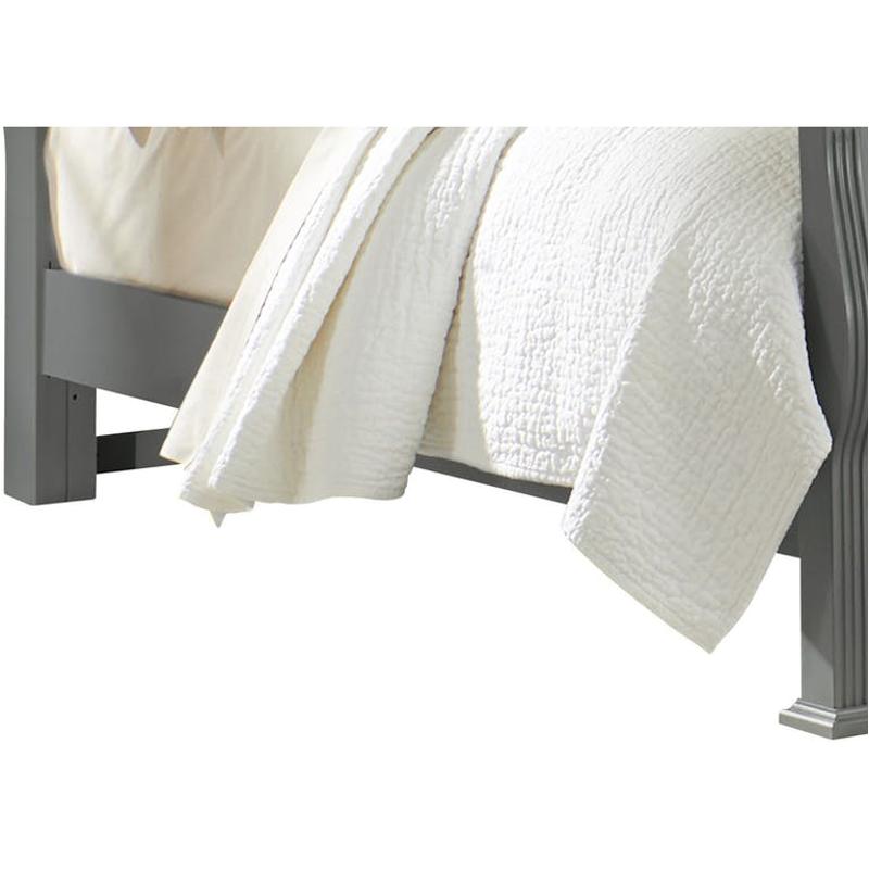 381-911 Vaughan Bassett Furniture French Market - Zinc Bedroom Furniture Bed