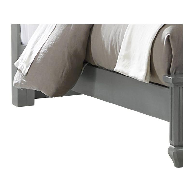 381-922 Vaughan Bassett Furniture French Market - Zinc Bedroom Furniture Bed