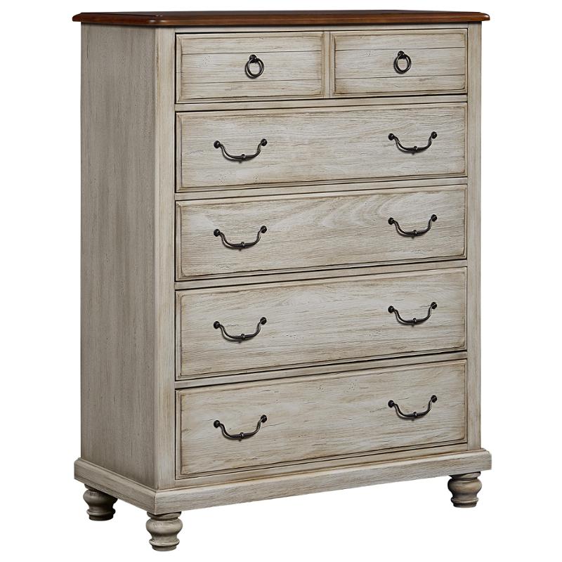 442-115 Vaughan Bassett Furniture Arrendelle - White Bedroom Furniture Chest