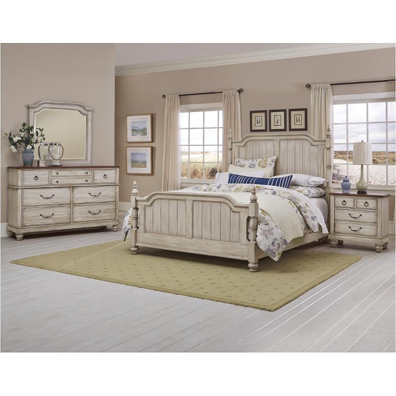 442-669 Vaughan Bassett Furniture Arrendelle - White Bedroom Furniture Bed
