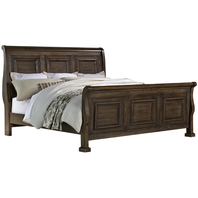 560-366 Vaughan Bassett Furniture Affinity-dark Roast Bedroom Furniture Bed