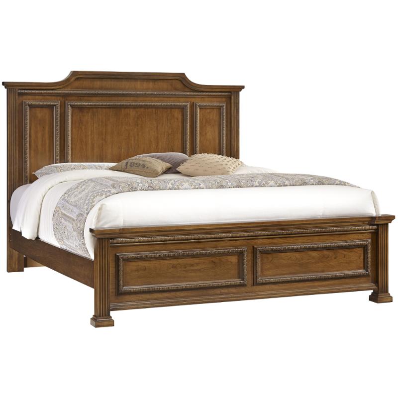 562-855 Vaughan Bassett Furniture Affinity-antique Cherry Bedroom Furniture Bed