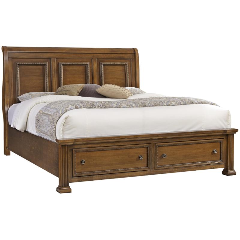 562-502 Vaughan Bassett Furniture Affinity-antique Cherry Bed