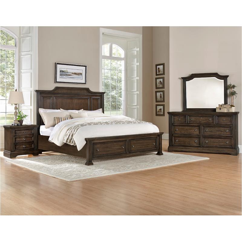 560-668-st Vaughan Bassett Furniture Affinity-dark Roast Bedroom Furniture Bed