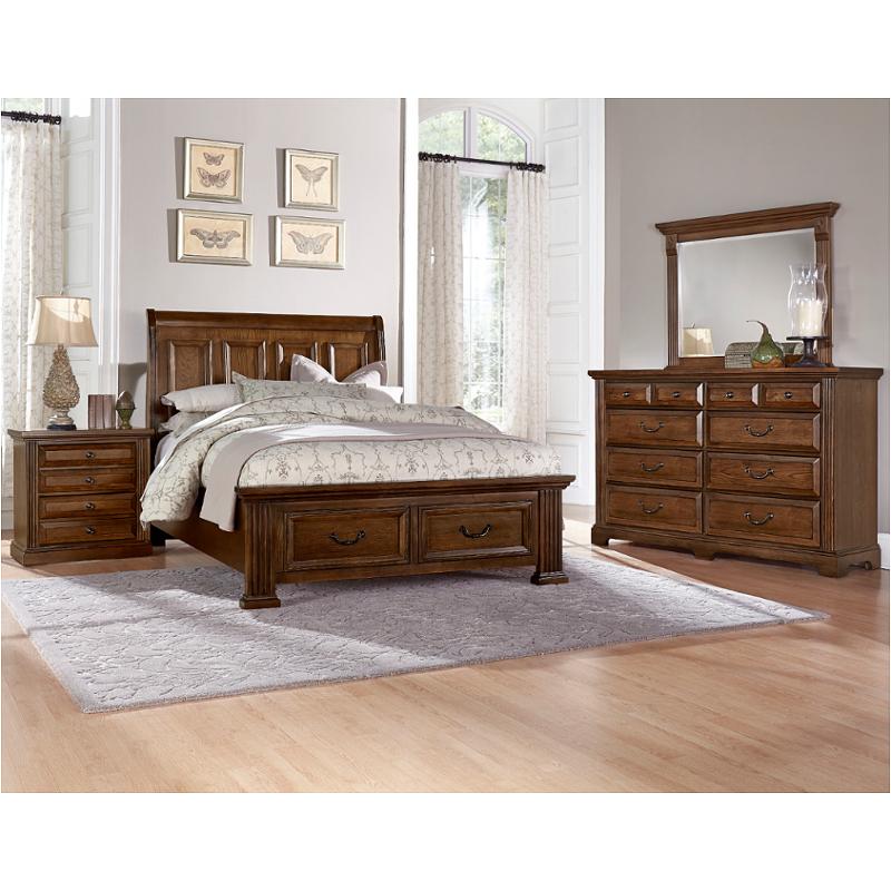 Bb97-066b Vaughan Bassett Furniture Woodlands-oak Bed