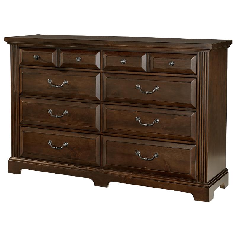 Bb98-002 Vaughan Bassett Furniture Triple Dresser-8 Drawers