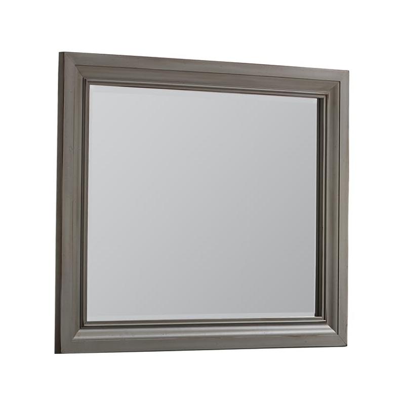 531-446 Vaughan Bassett Furniture Reflection-antique Pewter Bedroom Furniture Mirror