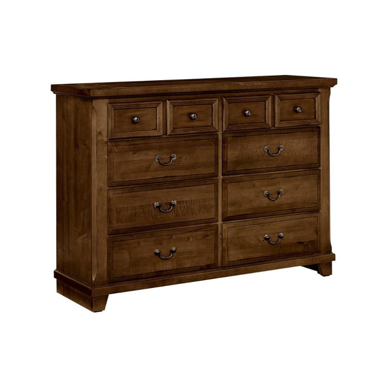 670-004 Vaughan Bassett Furniture Timber Creek - Rustic Cherry Bedroom Furniture Dresser