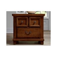 670-226 Vaughan Bassett Furniture Timber Creek - Rustic Cherry Bedroom Furniture Nightstand