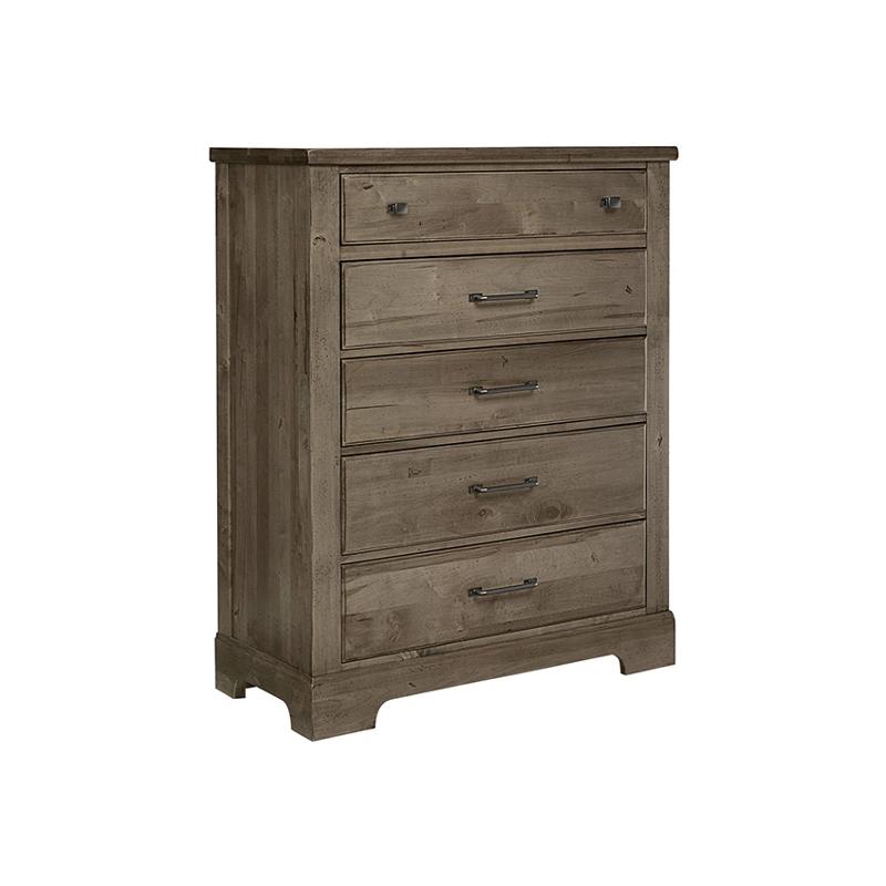 172-115 Vaughan Bassett Furniture Cool Rustic - Stone Grey Bedroom Furniture Chest