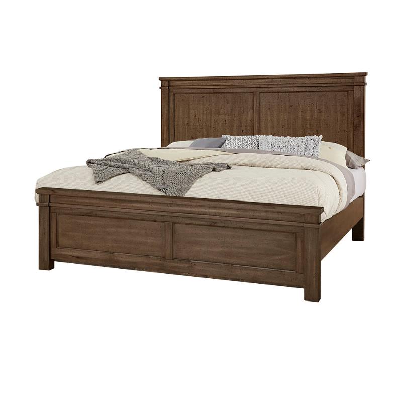 170-551 Vaughan Bassett Furniture Cool Rustic - Mink Bedroom Furniture Bed